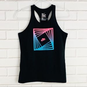The Nike Tee Black Training Tank Top